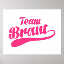 Team Braut Posters
