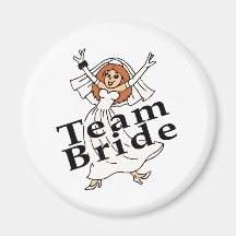 Team Bride (Bride) Refrigerator Magnets