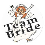 Team Bride (Bride) Sticker