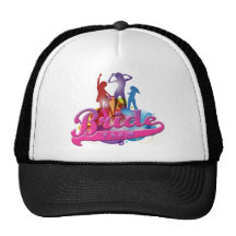 team bride bridesmaids bachelorette wedding bridal mesh hats