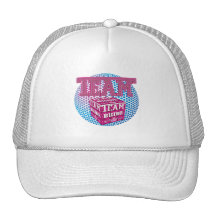 team bride bridesmaids wedding bridal party pink hat