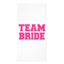 Team Bride Personalized Photo Card