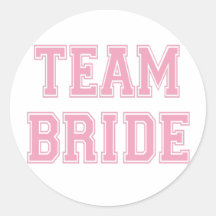 Team Bride Stickers
