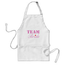 Team Bride Theme Aprons