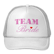 Team Bride Theme Mesh Hat