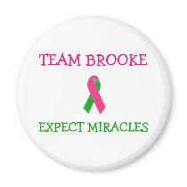 Team Brooke Ribbon Magnet