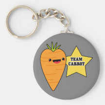 Team Carrot Key Chain