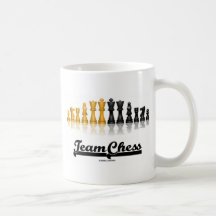 Team Chess (Reflective Chess Set) Coffee Mugs