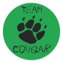Team Cougar stickers