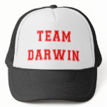 Team Darwin (red) hats