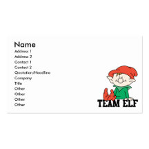 TEAM ELF BUSINESS CARD TEMPLATES