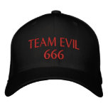 Team Evil embroidered hats