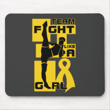 Team Fight Like A Girl Kick Neuroblastoma Mousepads