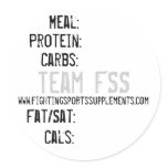 Team FSS- Nutrition Facts Sticker