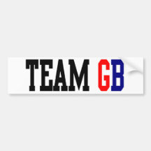 Team GB London Olympics Bumper Sticker