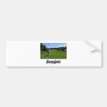 Team Golf (Golfer On Golf Course) Bumper Sticker