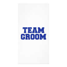 Team Groom Customized Photo Card