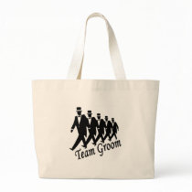 Team Groom Groomsmen Tote Bags