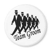 Team Groom Groomsmen Fridge Magnet
