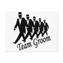 Team Groom (Men) Post Card