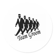 Team Groom (Men) Sticker