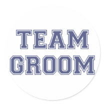 Team Groom Stickers
