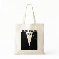 Team Groom (tuxedo) Tote Bags