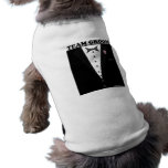 Team Groom (tuxedo) pet clothing