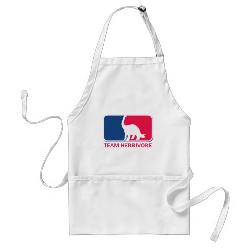 Team Herbivore Vegetarian Vegan Apron