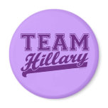 Team Hillary Purple Magnet
