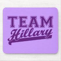 Team Hillary Purple Mousepad