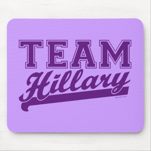Team Hillary Purple Mousepad