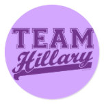 Team Hillary Purple Sticker