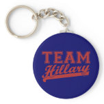 Team Hillary Red Keychain