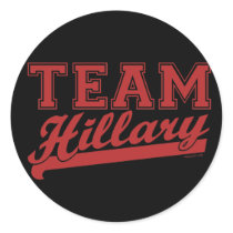 Team Hillary Red Sticker