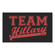 Team Hillary Red Sticker