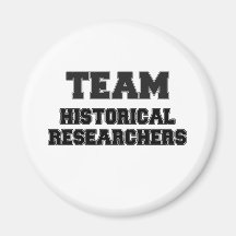 Team Historical Researchers Fridge Magnets