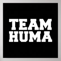 TEAM HUMA -.png Print
