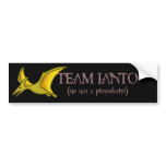 Team Ianto- Pterodactyl Sticker bumper stickers