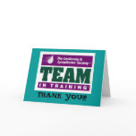 Team in training, THANK YOU!!!! cards