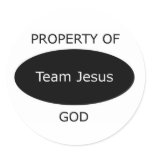 Team Jesus stickers