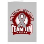 Team Jim Brain Cancer Walk 2010 Greeting Cards