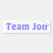 Team Jon Bumper Sticker