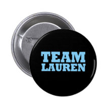 Team Lauren Pinback Button