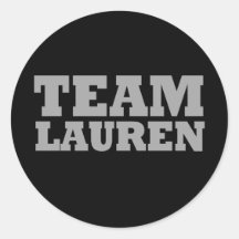 Team Lauren Sticker