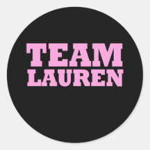 TEAM LAUREN STICKERS