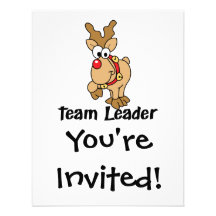 Team Leader Rudolph Invite