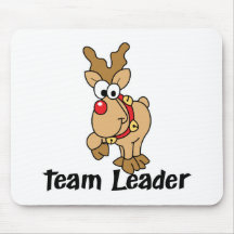 Team Leader Rudolph Mouse Mat
