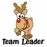 Team Leader Rudolph photo sculptures