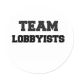 Team Lobbyists stickers